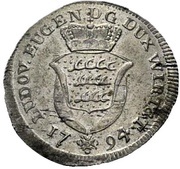 3 Kreuzers - Louis Eugen obverse image