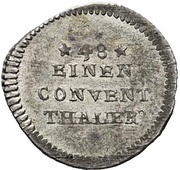 3 Kreuzers - Frederick Eugen, Germany, 1796 reverse image
