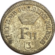 3 Kreuzers - Frederick II obverse image