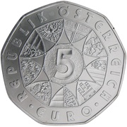 5 Euros Universal Male Suffrage obverse image