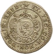 4 Kreuzers - Eberhard Louis, Germany, 1693-1705 reverse image