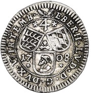 4 Kreuzers - Eberhard Louis obverse image