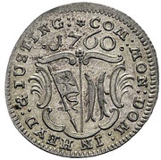 4 Kreuzers - Charles Eugen, Germany, 1760 reverse image