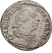 6 Kreuzers - Charles Eugen obverse image