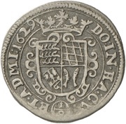 ⅑ Thaler - Louis Frederick, Germany, 1629 reverse image