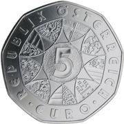 5 Euros Herbert von Karajan obverse image