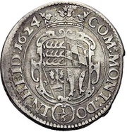 ⅙ Thaler - John Frederick I, Germany, 1623-1624 reverse image