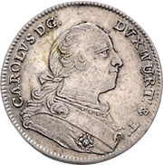 ⅙ Thaler - Charles Eugen obverse image