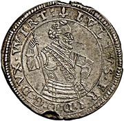 15 Kreuzers - Julius Frederick of Württemberg-Weiltingen obverse image