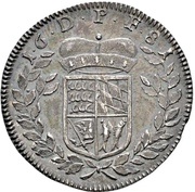 ¼ Thaler - Frederick Charles, Germany, 1681 reverse image