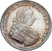 ¼ Thaler - Charles Eugen obverse image