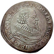 ⅓ Thaler - Louis Frederick of Mömpelgard obverse image