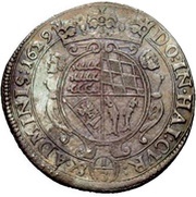 ⅓ Thaler - Louis Frederick of Mömpelgard, Germany, 1629 reverse image