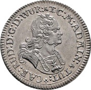 ⅓ Thaler - Charles Rudolph obverse image