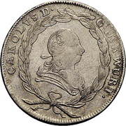 20 Kreuzers - Charles Eugen obverse image
