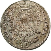 20 Kreuzers - Charles Eugen, Germany, 1765-1768 reverse image