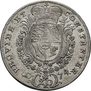 20 Kreuzers - Charles Eugen, Germany, 1768-1774 reverse image