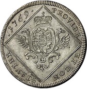 20 Kreuzers - Charles Eugen, Germany, 1769 reverse image