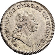 20 Kreuzers - Frederick Eugen obverse image