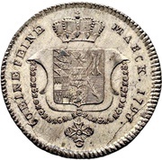 20 Kreuzers - Frederick Eugen, Germany, 1796 reverse image