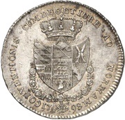 20 Kreuzers - Frederick II, Germany, 1798 reverse image
