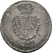 20 Kreuzers - Frederick II, Germany, 1798-1799 reverse image