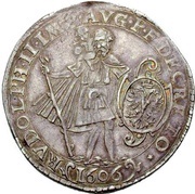 ½ Thaler - Frederick I, Germany, 1606 reverse image