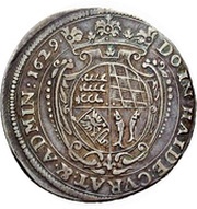 ½ Thaler - Louis Frederick of Mömpelgard, Germany, 1629 reverse image