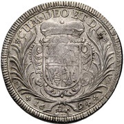 ½ Thaler - Eberhard Louis, Germany, 1694 reverse image