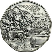 5 Euros Grossglockner, Austria, 2010 reverse image