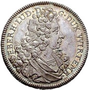½ Thaler - Eberhard Louis obverse image