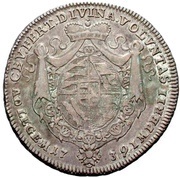 ½ Thaler - Charles Frederick, Germany, 1739 reverse image