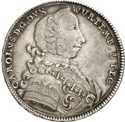 ½ Thaler - Charles Eugen obverse image