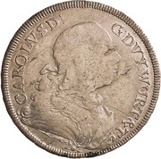 ⅔ Thaler - Charles Eugen Kriegsgeld obverse image