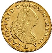 ¼ Ducat - Charles Frederick obverse image