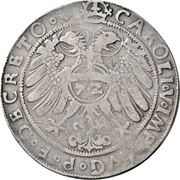 1 Thaler - Christoph, Germany, 1554 reverse image