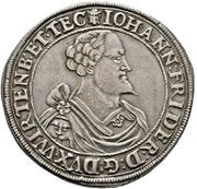 1 Thaler - John Frederick I obverse image