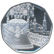 5 Euros Pummerin Bell, Austria, 2011 reverse image