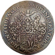 1 Thaler - Louis Frederick of Mömpelgard, Germany, 1629 reverse image
