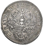 1 Thaler - Julius Frederick of Württemberg-Weiltingen, Germany, 1631 reverse image