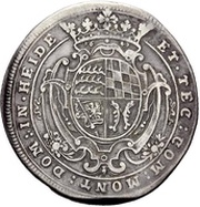 1 Thaler - Eberhard III, Germany, 1647 reverse image