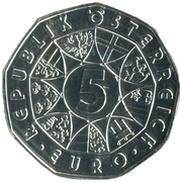5 Euros Land der Wälder obverse image