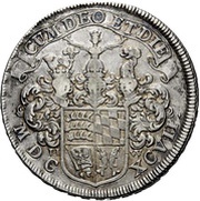 1 Thaler - Eberhard Louis, Germany, 1697 reverse image