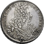 1 Thaler - Eberhard Louis obverse image