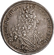 1 Ausbeutethaler - Eberhard Louis obverse image