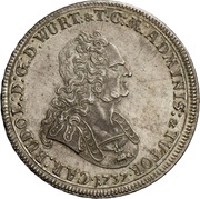 1 Thaler - Charles Rudolph obverse image