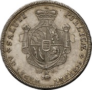 1 Thaler - Charles Rudolph, Germany, 1737 reverse image