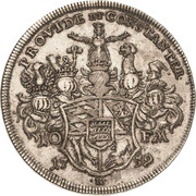 1 Thaler - Charles Eugen, Germany, 1759 reverse image