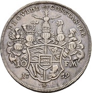 1 Thaler - Charles II Eugene, Germany, 1759 reverse image