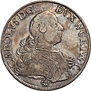 1 Thaler - Charles Eugen obverse image